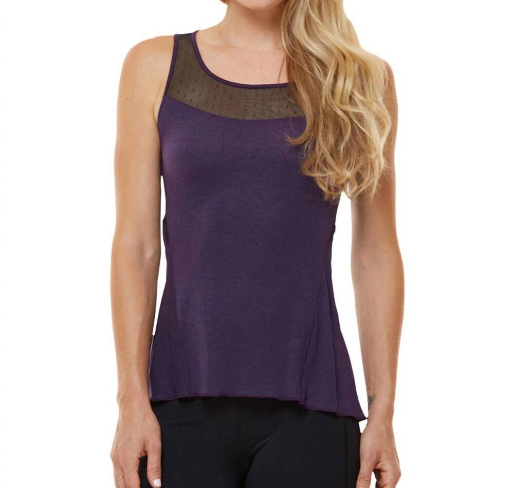 NEW SHAPE ACTIVE barre tank top in amethyst